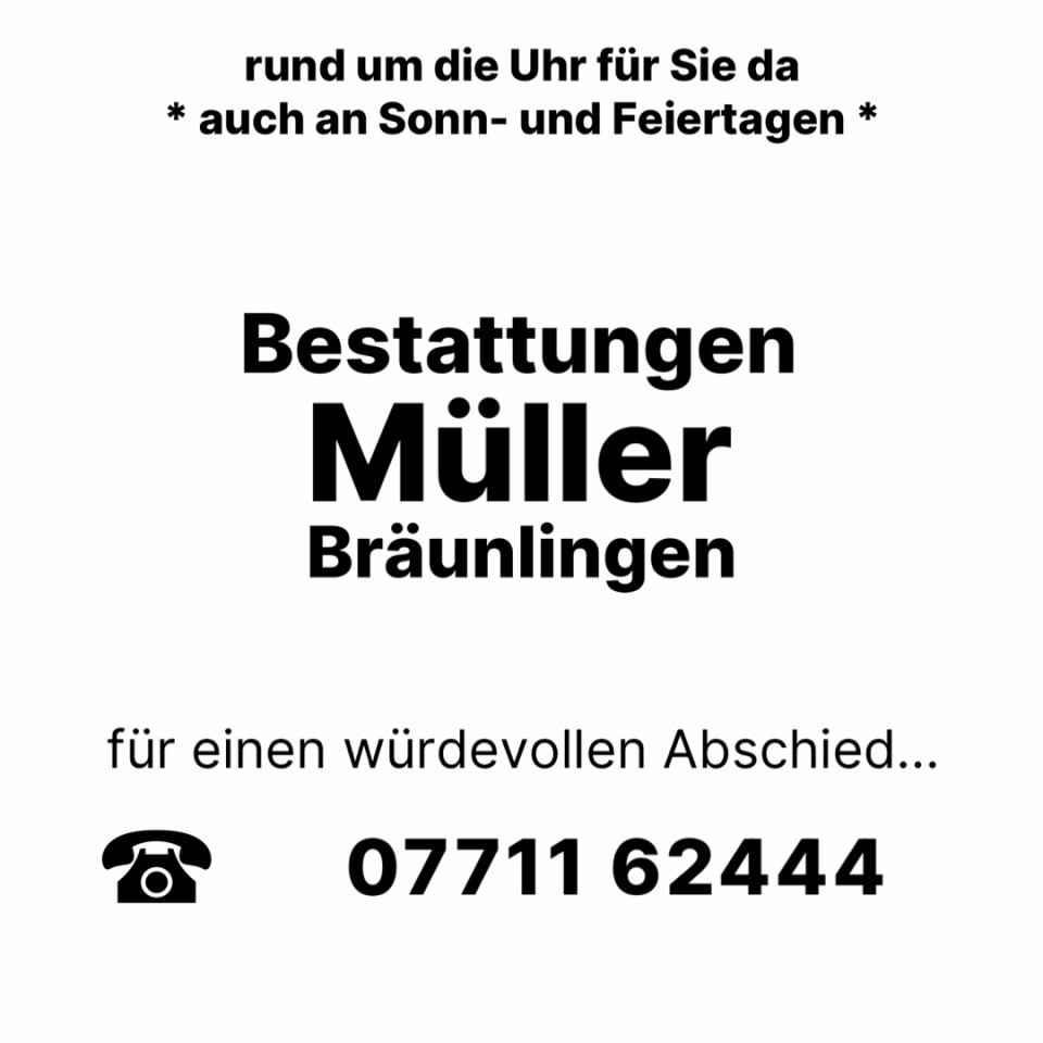 Beerdigungen Bräunlingen